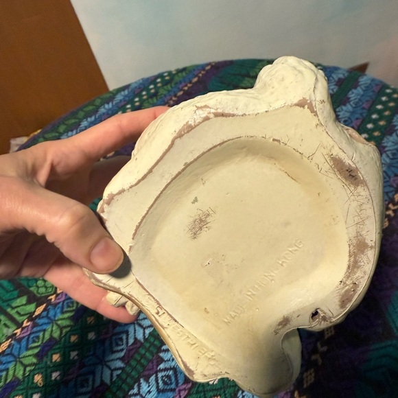 Vintage 1961 Chalkware Big Eye Dog Prize Silvestri Bros. - Picture 6 of 6